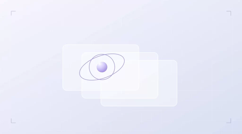 Layers of connected information around a shared perspective.